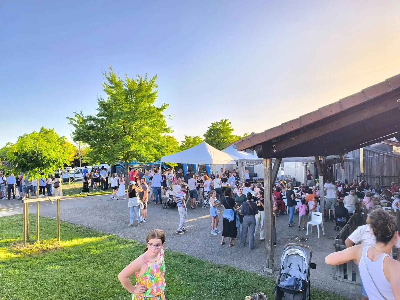 Vue générale de la fête de l’école 2026