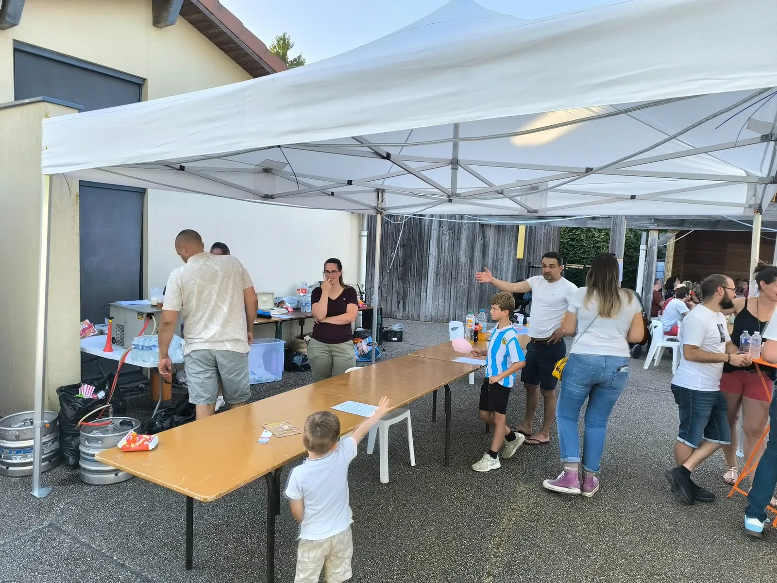 Les bénévoles en action