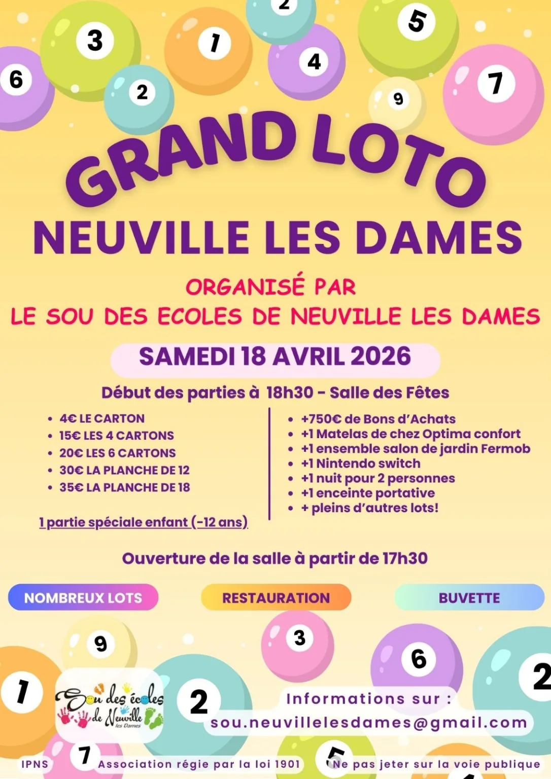 Affiche Grand loto 2026